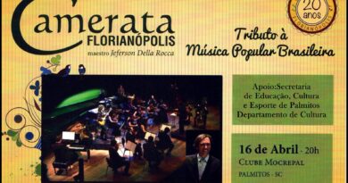 Orquestra Camerata de Florianópolis fará apresentação em Palmitos
