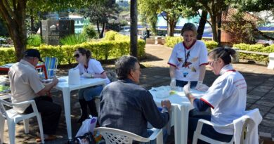 A coleta rápida foi feita no local mesmo, com o resultado em, poucos minutos